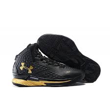 Black And Gold Under Armour Shoes 