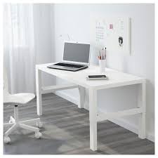 Pahl Skrivbord Vit 128x58 Cm Ikea In 2020 Simple White Desk White Desks Ikea