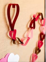 Garland farmhouse valentine's day decorations. Valentine S Day Kids Craft Diy Paper Chain Countdown Calendar Hgtv