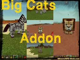 ( twitter ) ( youtube ) ( donations) New Animals Big Cats Addon For Minecraft Pe 1 17 11 1 16 221 Download