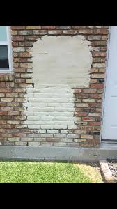 Properly, the term brick denotes a block composed of dried clay. Deep Mortar Joint Brick Wash Slurry Sack Lime White Brick Exterior House Painted Brick House Exterior Brick