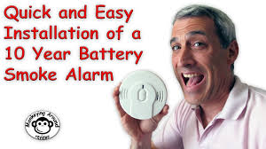 Changing a smoke detector battery is essential to maintaining its operation. How Easy Is It To Install A New 10 Year Battery Smoke Detector Youtube
