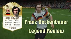 In his playing career he was nicknamed der kaiser because of. Fifa 16 Franz Beckenbauer Legend Review Youtube