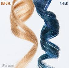 Extreme Blue Go Deep Over Medium Blonde Medium Blonde Hair Medium Blonde Overtone Hair