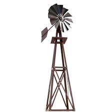 Small Bronze Powder Coated Backyard Windmill Wind Garden Spinner Metal Decor New Garden Windmills Windmill De Backyard Windmill Windmill Ornamental Windmills