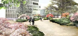 Holland Green Residential Development British Design Museum Former Commonwealth Institute Site British Design Design Museum Landscape