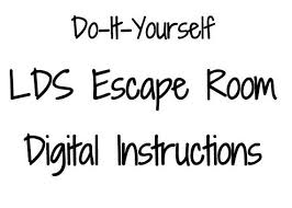11 ideas of virtual escape room (and how you can do it yourself) ivan digon. Church Of Jesus Christ Lds Escape Room Instructions Diy Etsy Escape Room Escape Room Diy Escape Room For Kids