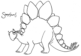 Jurassic world coloring pages are a fun way for kids of all ages, adults to develop creativity, concentration, fine motor skills, and color recognition. Smiling Stegosaurus Coloring Page Free Printable Coloring Pages For Kids