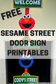 Huge collection of free printable games like crossword puzzles, sudoku games, word search games, printable brain teasers and mazes, all 100% free and easy to print! How To Make A Sesame Street Door Sign With Free Printables Ellierosepartydesigns Com
