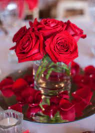Wedding Reception 06 20 15 Red Rose Wedding Wedding Centerpieces Red Centerpieces