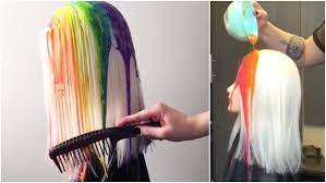 Let's get creative™ hair colour for mind blowing vibrancy. Driphaircolor A Funky Creative Way To Color Hair Esteticamagazine Com
