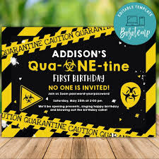 Template Free Quarantine Birthday Invitation Card Pin On Www Bobotemp Com Create Your Own Custom Birthday Invitation