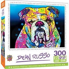 This masterpieces 18 x 24 dean russo 300pc ez grip puzzle is the perfect blend of vibrant colorful art and adorable pups. Masterpieces Inc Dean Russo What Are You Looking At 300 Piece Large Ez Grip Jigsaw Puzzle Target