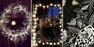 Quelques mètres de feutrine et des aiguilles bien aiguisés permettent par exemple de créer des mini sapins. Deco De Noel Vitres A Faire Soi Meme Facilement Marie Claire