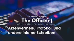 Werden einer aktennotiz auch eigene meinungen und eindrücke hinzugefügt, bezeichnet man sie dann als aktenvermerk. Aktenvermerk Protokoll Und Andere Interne Mitteilungen Youtube