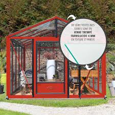 Agrafe en acier.torsadée et biseautée.dimensions : Serre En Verre Trempe Et Aluminium Laque Coloris Au Choix Supra 12 M