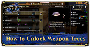 The calming cove is another area in monster harvest. How To Unlock Weapon Trees Monster Hunter Rise Mhr Mh Rise Game8