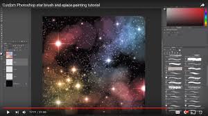 Try setting it at a fairly large size. Custom Realistic Starfield Brush And Nebula Painting Photoshop Tutorial Starry Night Media