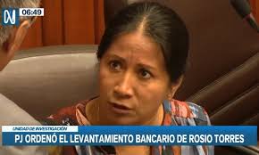 Rosio Torres: Ordenan levantamiento de su secreto bancario