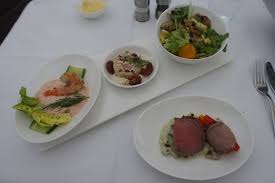 Lufthansa 747 8 First Class Review I One Mile At A Time First Class Flights First Class Airplane Food