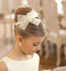 Beautiful Classy And Sleek Flower Girl Hair My Beautiful Little Ballerina F Coiffure Mariage Enfant Coiffure Fillette Mariage Coiffure Petite Fille Mariage