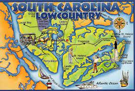 The lowcountry (sometimes low country or just low country) is a geographic and cultural region along south carolina's coast, including the sea islands. Map Of The South Carolina Lowcountry Near Beaufort South Carolina Lowcountry South Carolina Parris Island