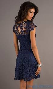 Navy Lace Dress Bridesmaids Vestidos Moda Feminina Looks