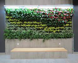 Plant landscapes are known to remove harmful environmental toxins found in building interiors, and can lighten the load of the hvac system by removing many of these pollutants, resulting in less energy use in buildings. Dirtt S Breathe Living Wall Ostermancron