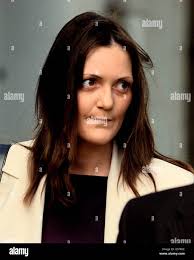 Gemma Dear, Wife of Military Impersonator Mark Dear leaving Bedford  Magitrates court Stock Photo