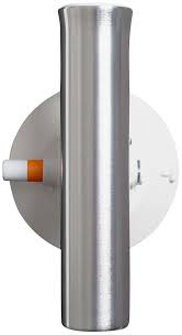 It's securely attached to a 114 mm vacuum mount; Seasucker Aluminum Rod Holder Tackledirect