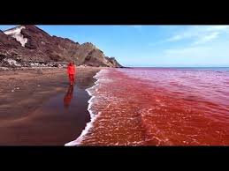 Blood Beach (red beach) of Hormuz island Iran - YouTube