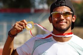 Oro en Salto de longitud, Erick Suárez Lima de Santa Cruz  #Atletismoboliviano #Tarija2018 #NacionalU20