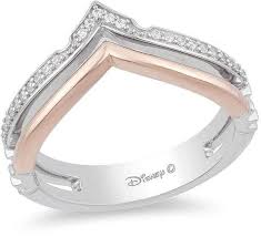Zales Enchanted Disney Aurora 1 10 Ct T W Diamond Crown Stacked Ring In Sterling With Images Simple Silver Jewelry Enchanted Disney Fine Jewelry Sterling Silver Jewelry
