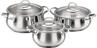 Fissler paslanmaz çelik tencerelerinin tabanında lekeler oluşmaz. Korkmaz A1627 Mona Jr 6 Parca Celik Tencere Seti Fiyatlari Ozellikleri Ve Yorumlari En Ucuzu Akakce