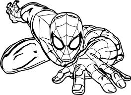 Colouring pages for kids spiderman. Spiderman Coloring Pages Picture Whitesbelfast