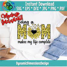 Makes Life Complete Mom Svg Sunflower Svg Blessed Mothers Day Png By Dynamic Dimensions Thehungryjpeg Com