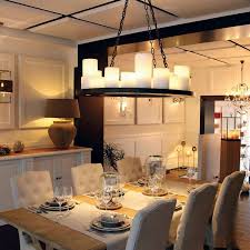 Rustic Pendant Light Chandelier Led Candles X14 100cm Myplanetled