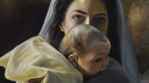 Image result for images mary brought forth the savior