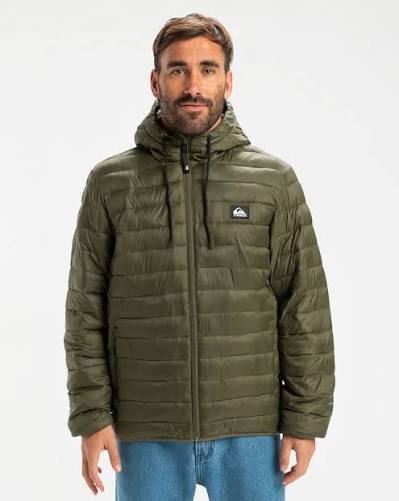 Scaly Hooded Puffer Jacket
