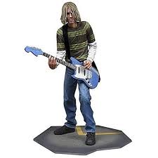 He was known for his cryptic lyrics. Amazon Com Kurt Cobain 7 Inch Action Figure With Skyblue Guitar By Neca Toys Games