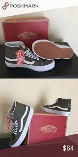 Vans Suede Canvas Olive Green New Sk8 Hi Vans Vans Suede Suede