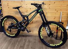 Tomorrow im getting the bike fully ready for riding shout out every mtb rider on the globe for killing it on the dirt! Santa Cruz V10 Carbon With Dvo Emerald Via Aces 5050 Bicycle Mountain Bike Downhill Bike Mtb Bike Mountain