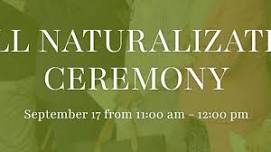 Fall Naturalization Ceremony