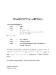 Pemerintah kabupaten klaten kecamatan jatinom. Contoh Surat Keterangan Karyawan Surat Membaca Kimia Cute766