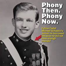 Cadet Bone Spurs' Military School Days and Alleged Dishonesty