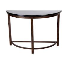 Semicircle Metal Console Table With Marble Top Half Moon Table Demilune Table Entryway Tables H Metal Console Marble Tables Design Marble Top Console Table