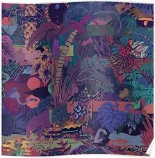 Glass Animals Zaba Poster By Electriclove In 2021 Cover Art Glass Animals Artwork