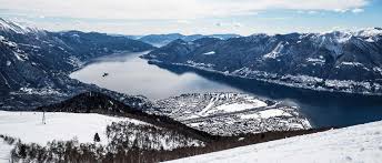 A short cinematic video of the lago maggiore in winter. Winterurlaub Am Lago Maggiore Statt Badeurlaub