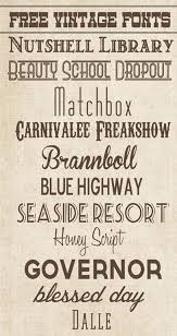 Free Vintage Fonts Scrapbook Fonts Vintage Fonts Typography Fonts