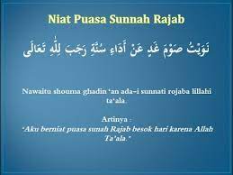 Niat Puasa Sunnah Rajab Arab Latin Dan Terjemahnya Youtube